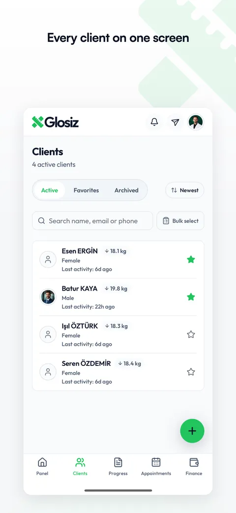 Every client on one screen