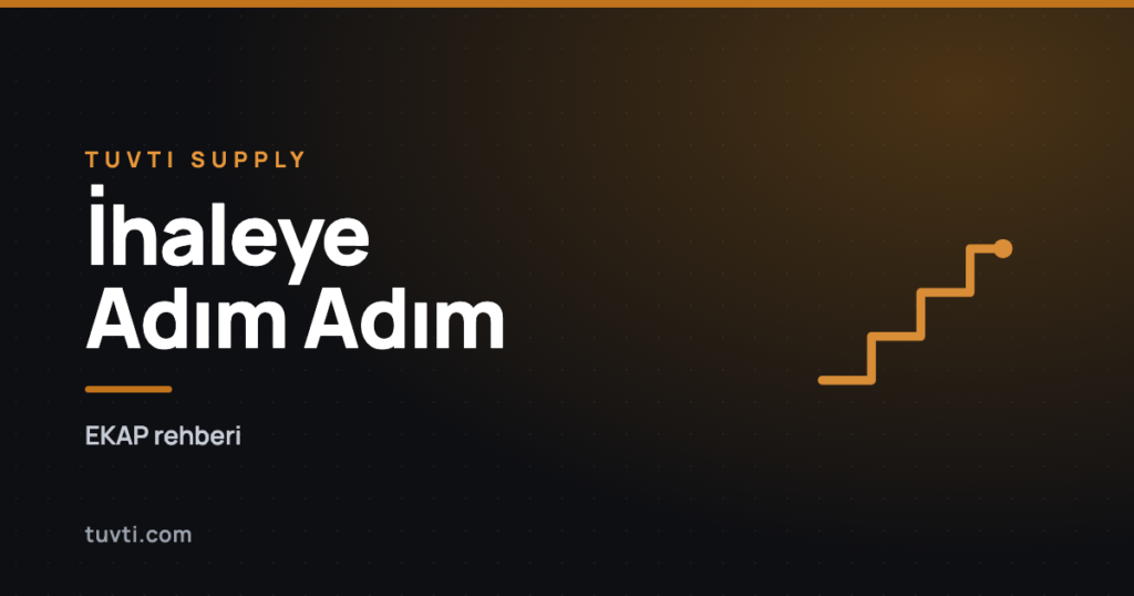 Kamu ihalesine adım adım nasıl girilir? EKAP rehberi