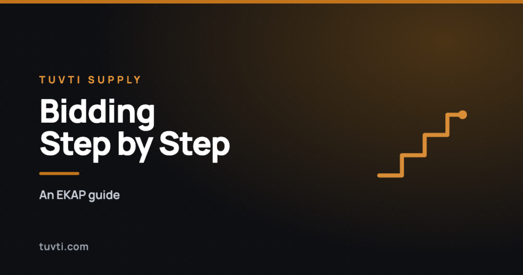 How to bid for public tenders step by step: an EKAP guide